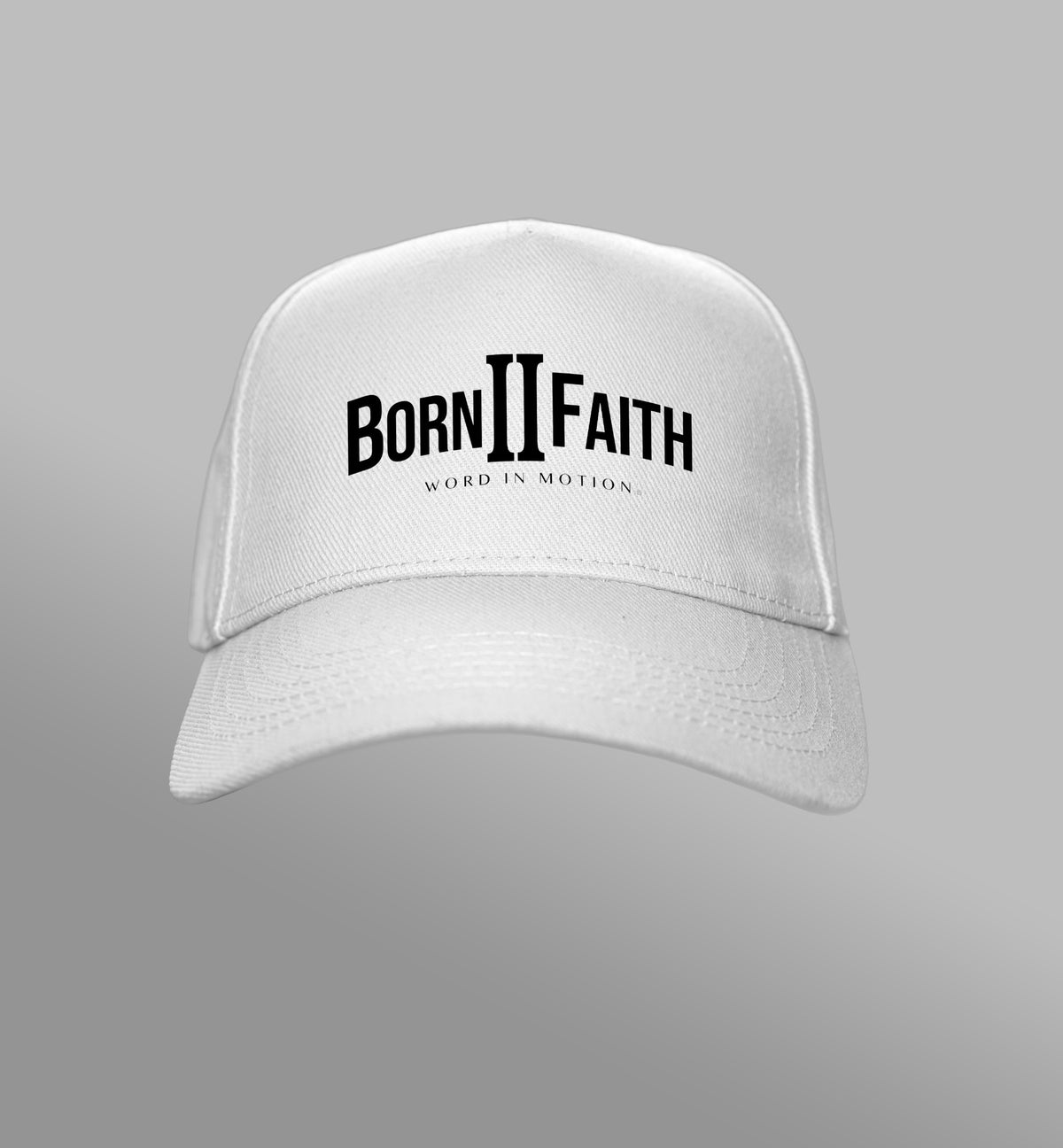 Casquette ALPHA Signature blanche — BORN2FAITH