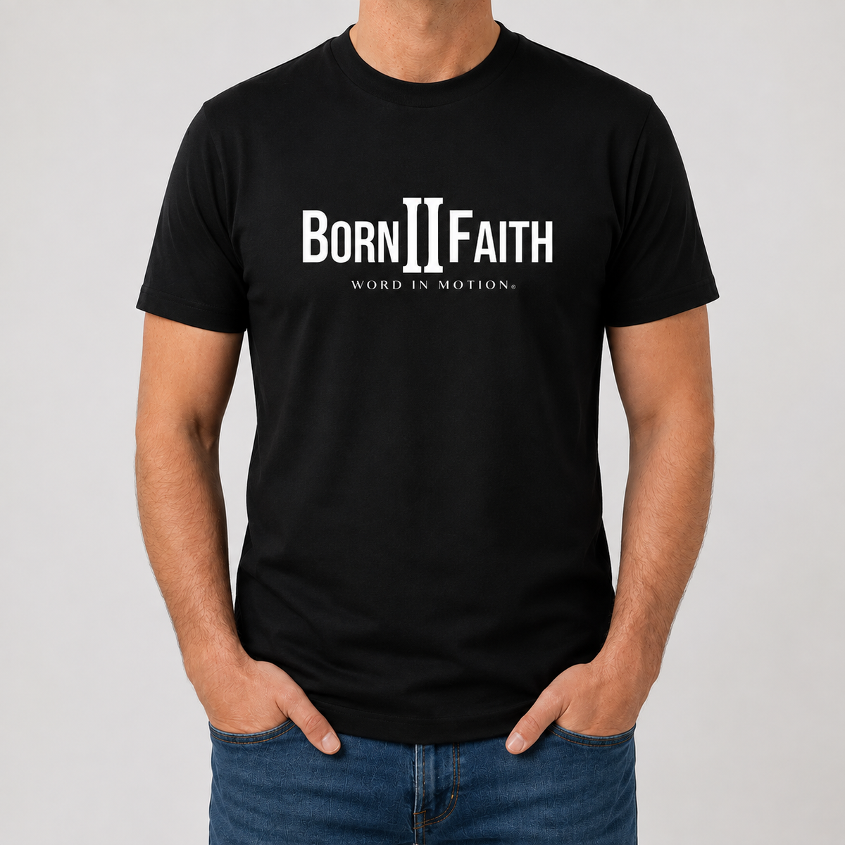 T-shirt ALPHA Signature — Noir — BORN2FAITH